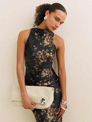 Reformation Casette Silk Dress - Scala