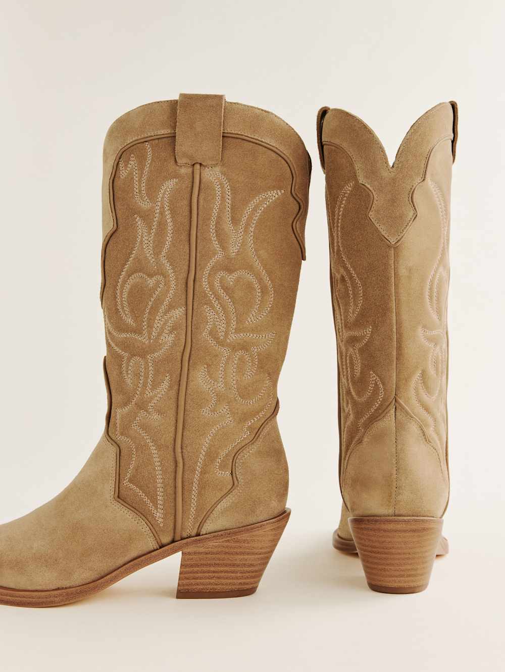 Reformation Olive Western Boot - Toasted Coconut