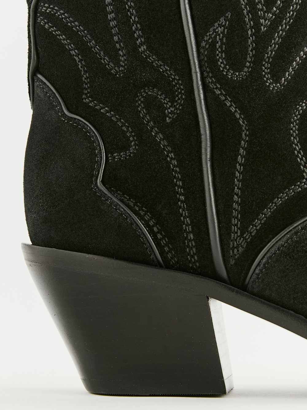Reformation Otto Mini Western Boot - Black Black