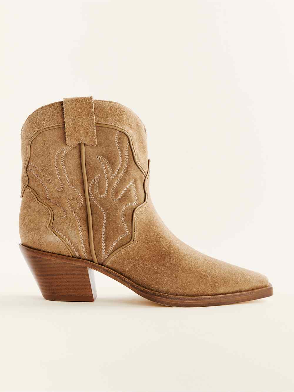 Reformation Otto Mini Western Boot - Toasted Coconut