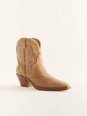 Reformation Otto Mini Western Boot - Toasted Coconut