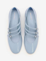 Reformation Mimi Buckle Pump - Mist Patent