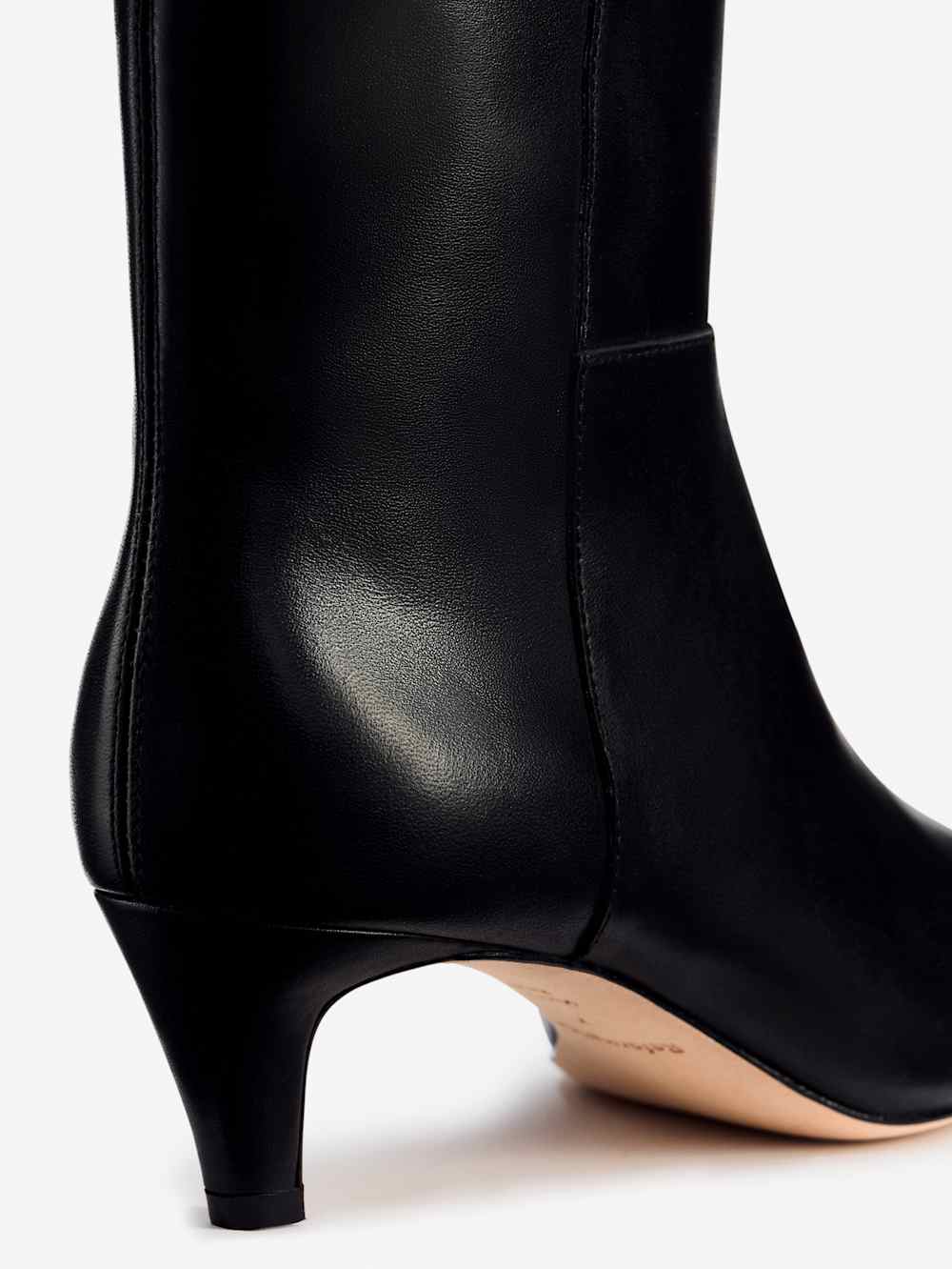 Reformation Remy Knee Boot - Black Leather