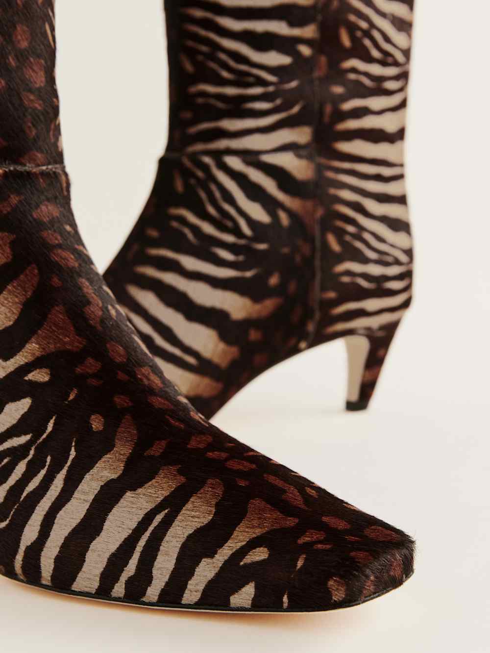 Reformation Remy Knee Boot - Hyena Haircalf