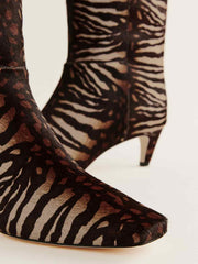 Reformation Remy Knee Boot - Hyena Haircalf