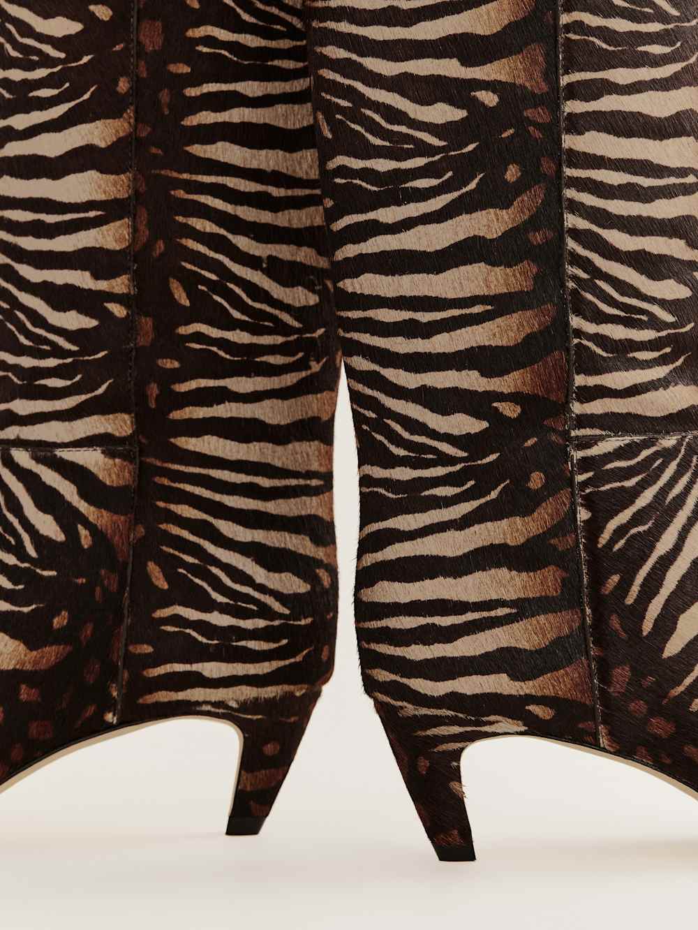Reformation Remy Knee Boot - Hyena Haircalf