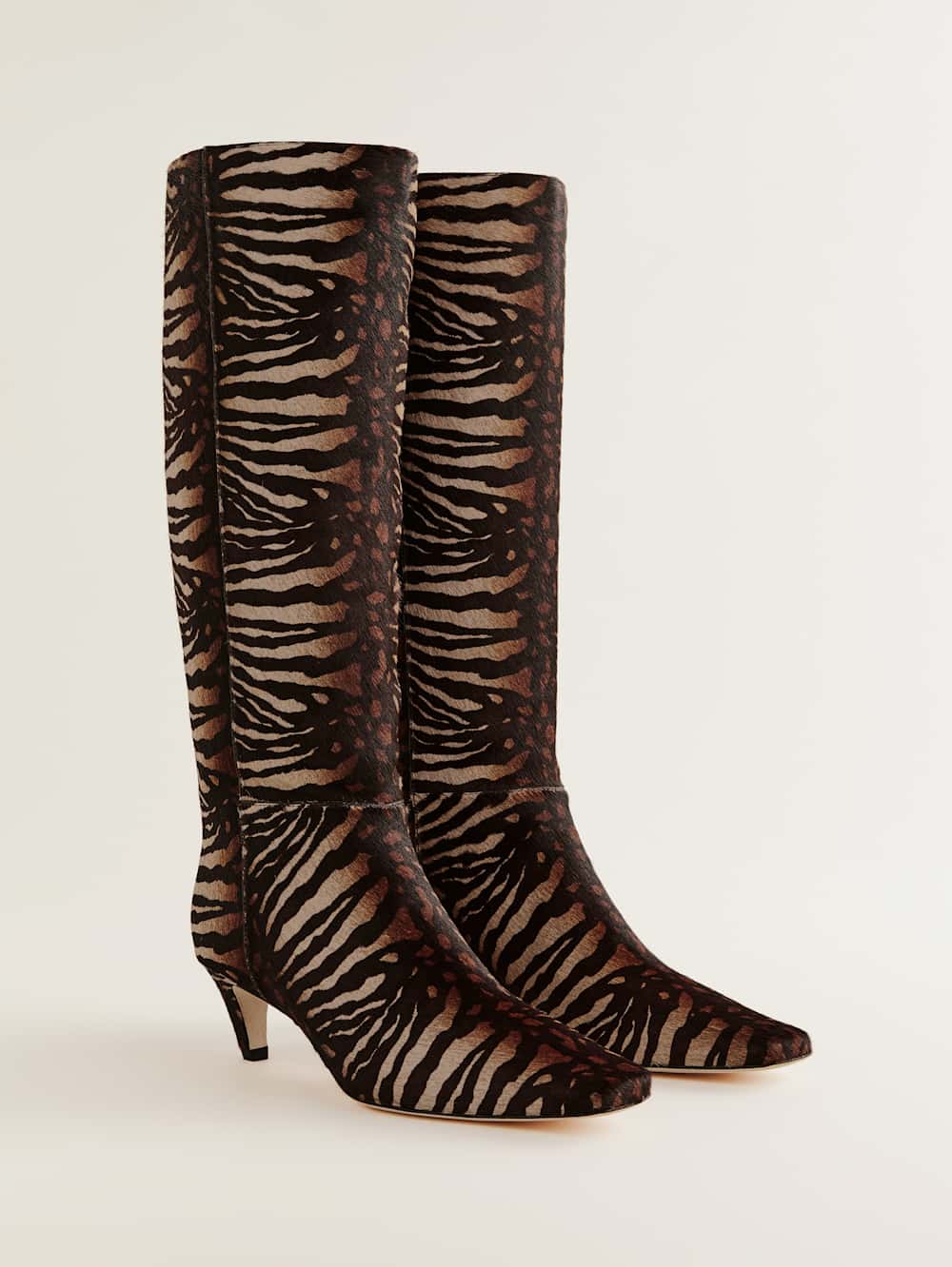Reformation Remy Knee Boot - Hyena Haircalf