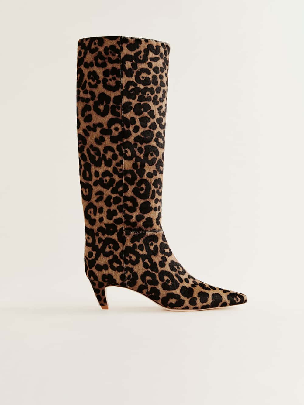 Reformation Remy Knee Boot - Leopard Haircalf
