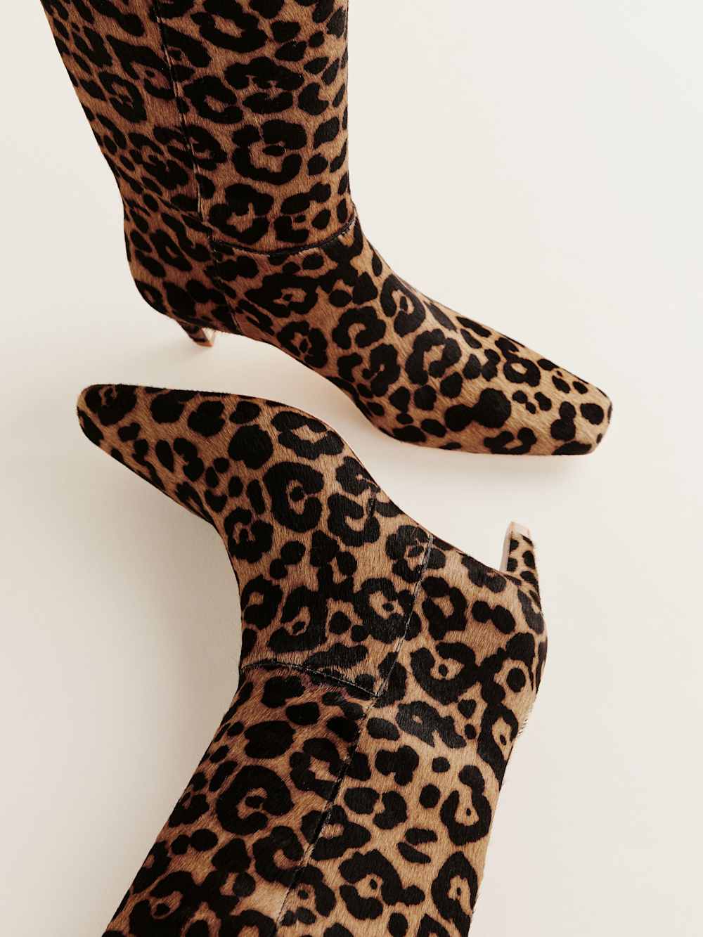 Reformation Remy Knee Boot - Leopard Haircalf