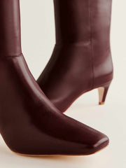 Reformation Remy Knee Boot - Ruby Leather