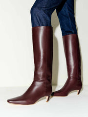 Reformation Remy Knee Boot - Ruby Leather