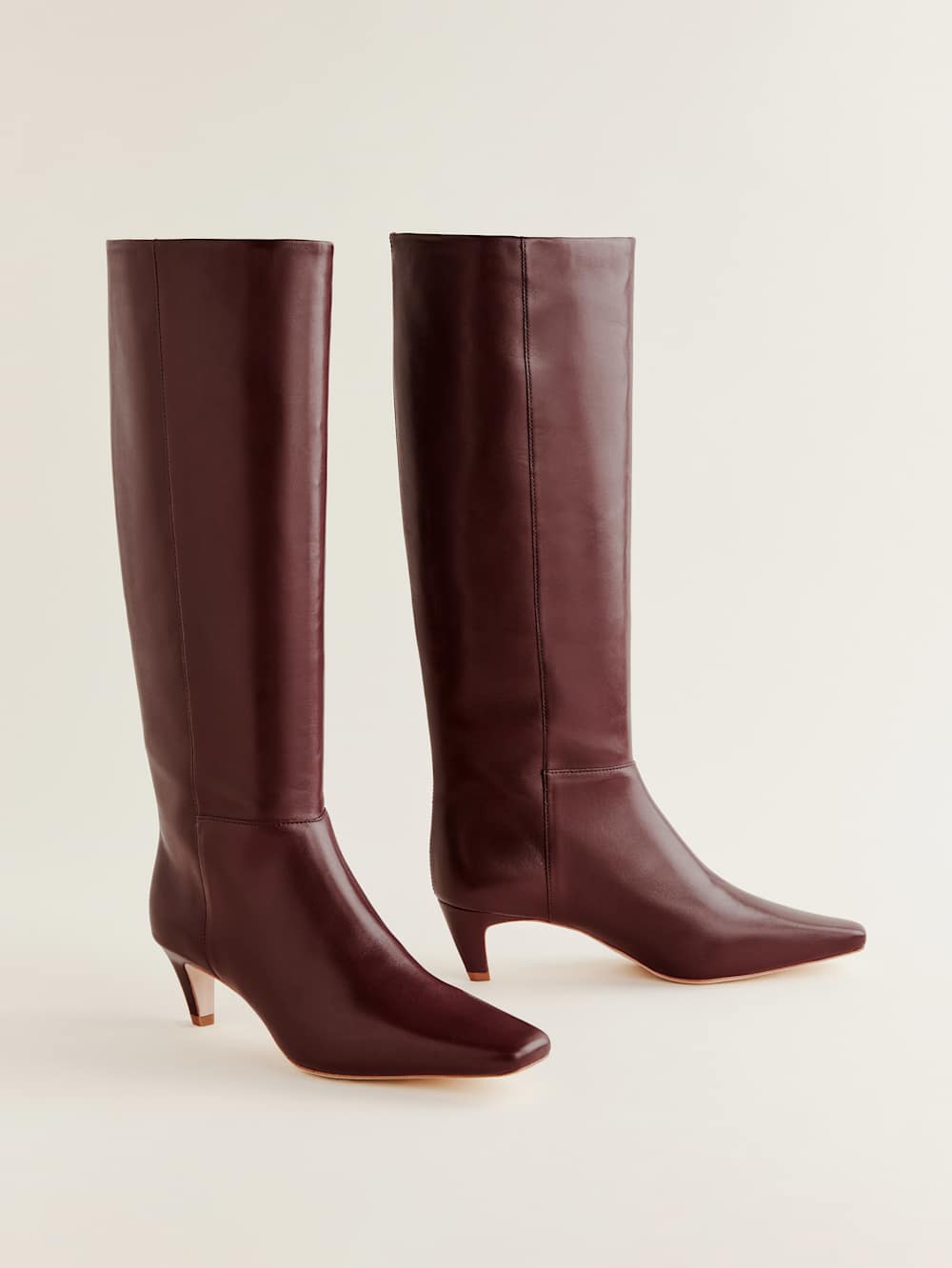 Reformation Remy Knee Boot - Ruby Leather