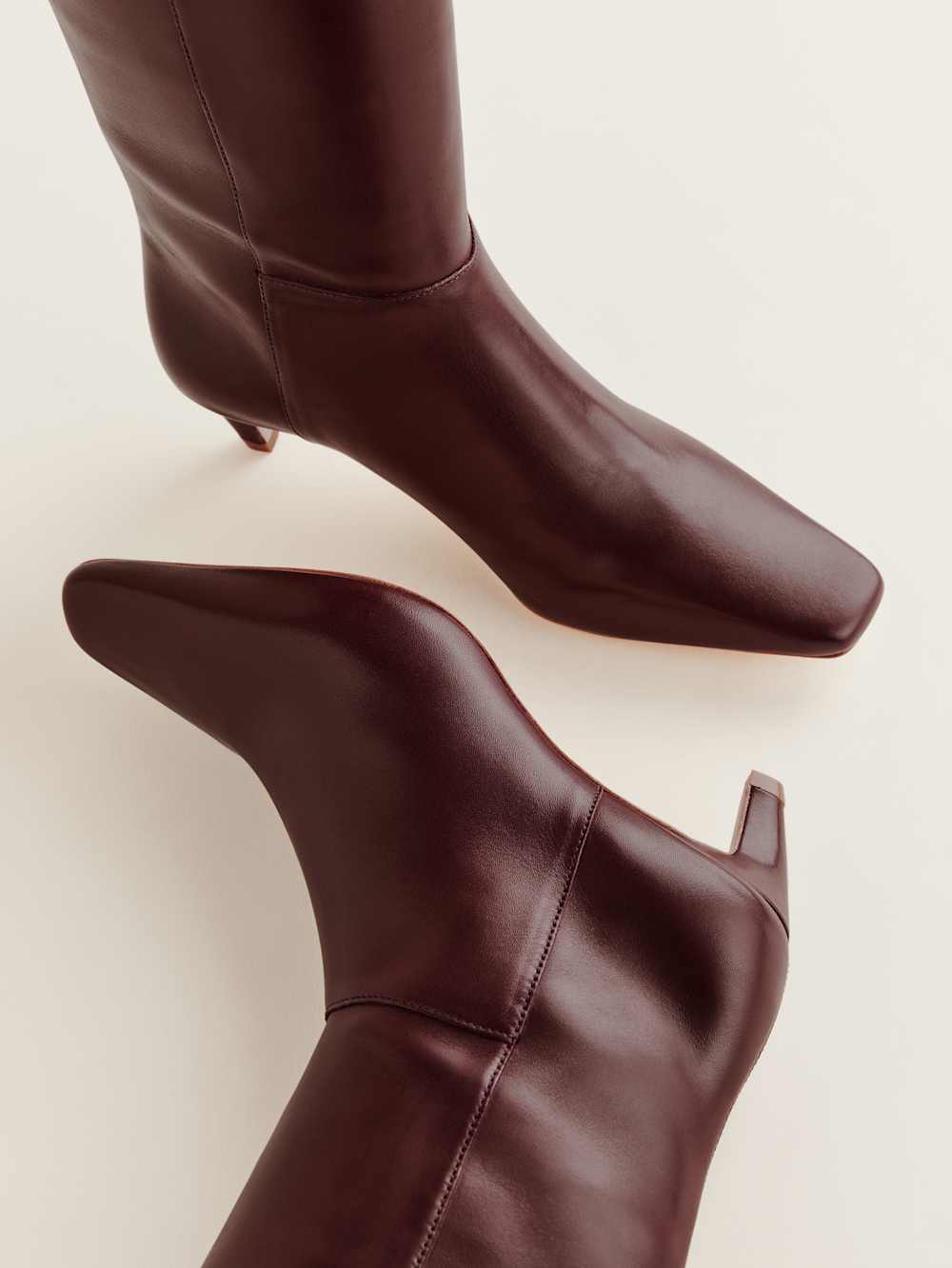 Reformation Remy Knee Boot - Ruby Leather