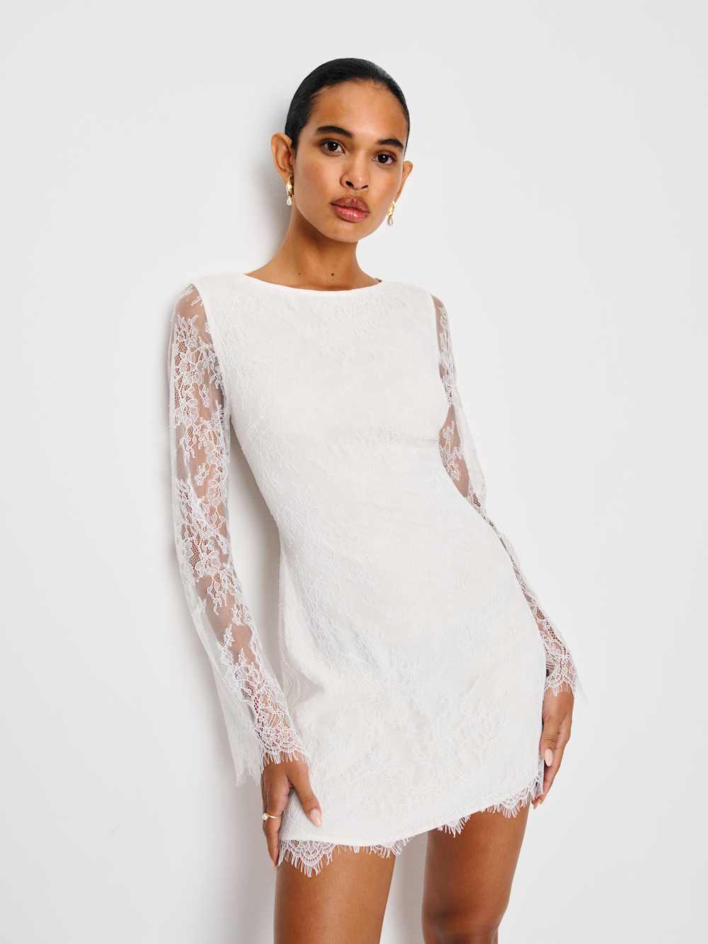 Reformation Valencia Dress - Ivory