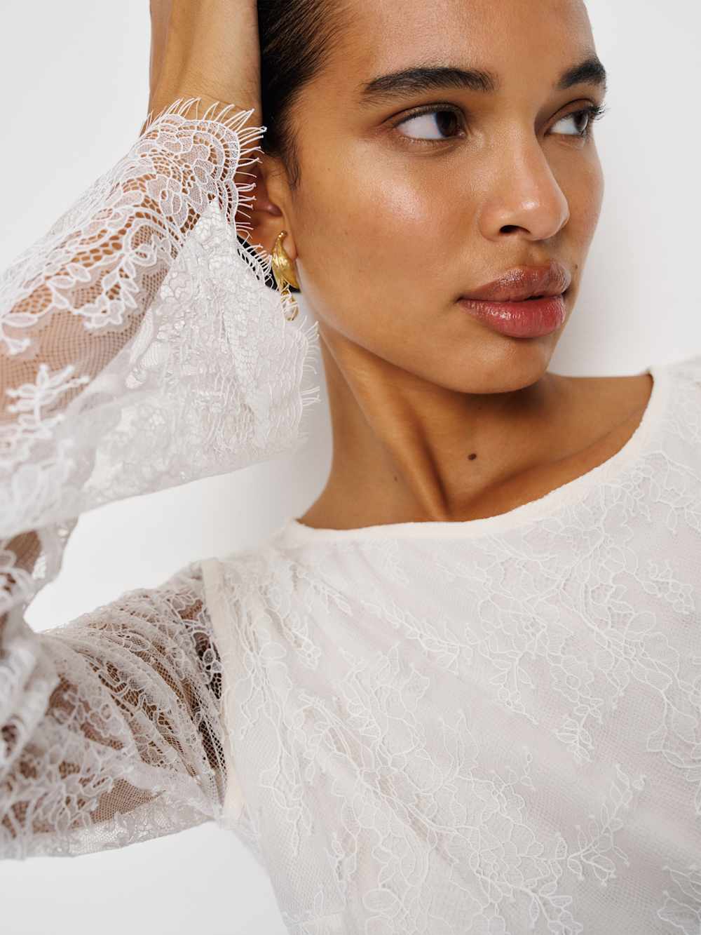 Reformation Valencia Dress - Ivory