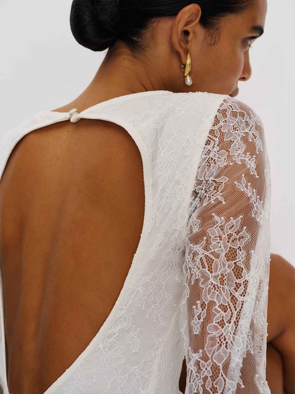 Reformation Valencia Dress - Ivory