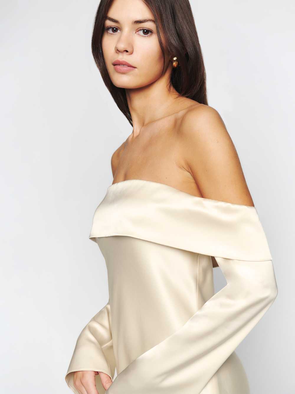 Reformation Maves Dress - Almond