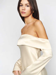 Reformation Maves Dress - Almond