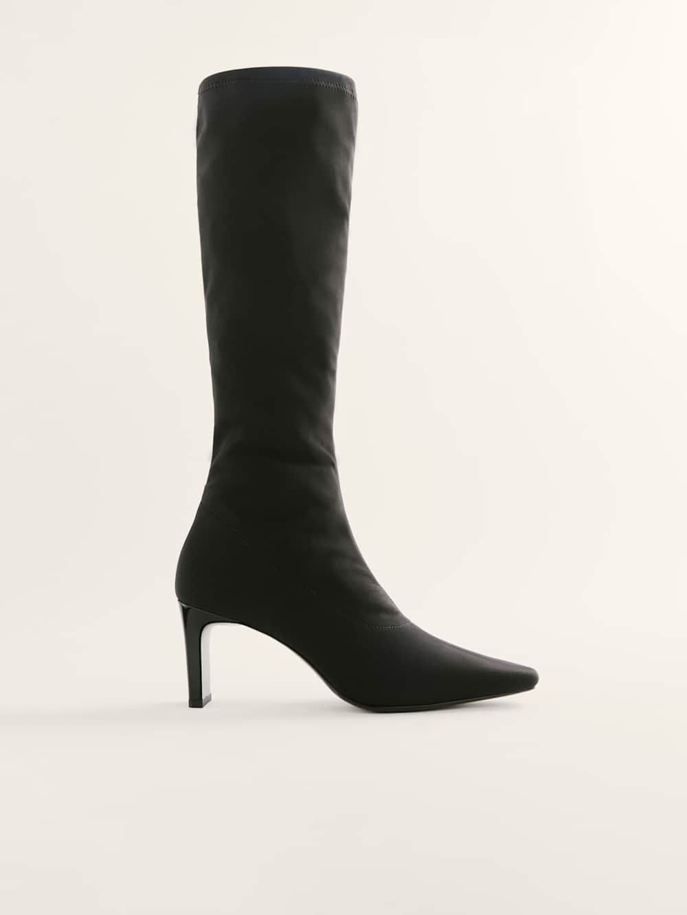 Reformation Rosa Stretch Knee Boot - Black