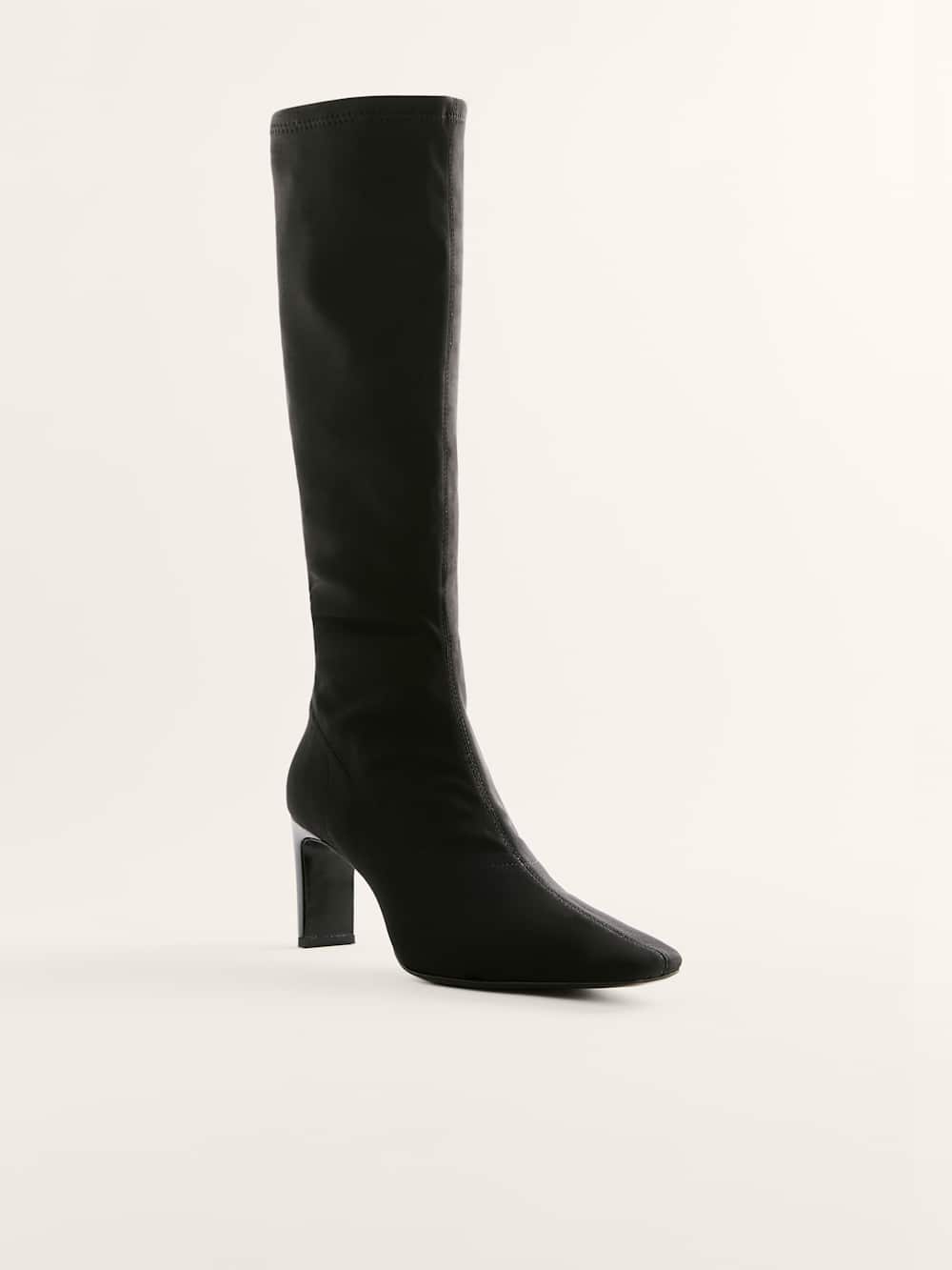 Reformation Rosa Stretch Knee Boot - Black
