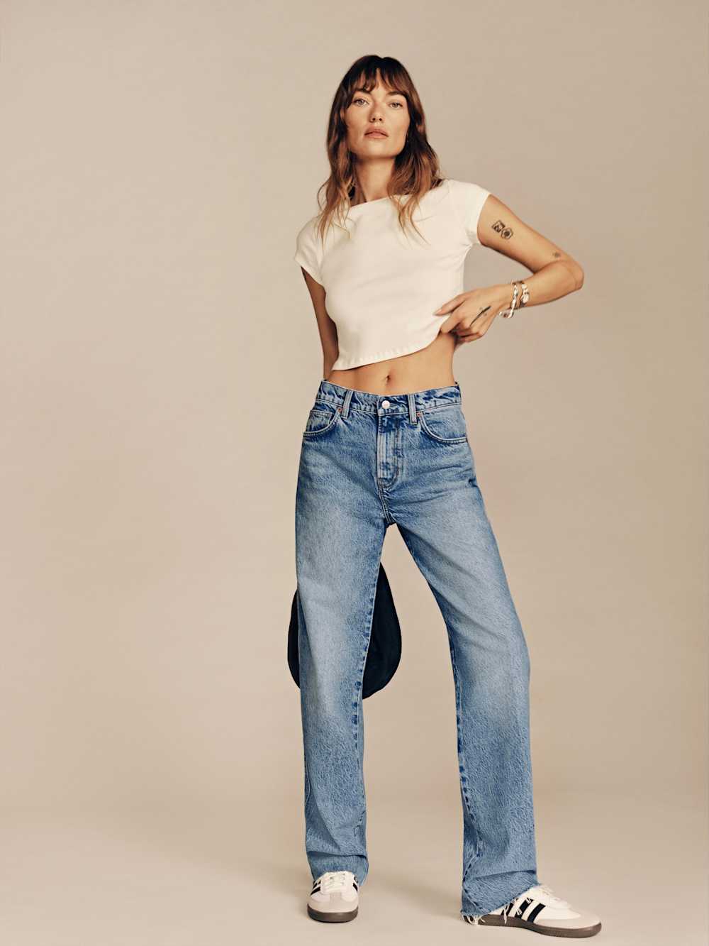 Reformation Val 90s Mid Rise Straight Jeans - Colorado