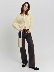 Reformation Val 90s Mid Rise Straight Jeans - Mole