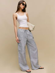 Reformation Ethan Linen Pant - Vineyard