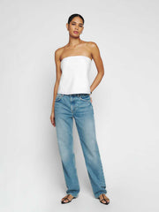 Reformation Spritz Linen Top - White