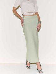 Reformation Layla Linen Skirt - Salvia