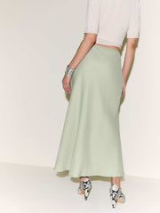 Reformation Layla Linen Skirt - Salvia