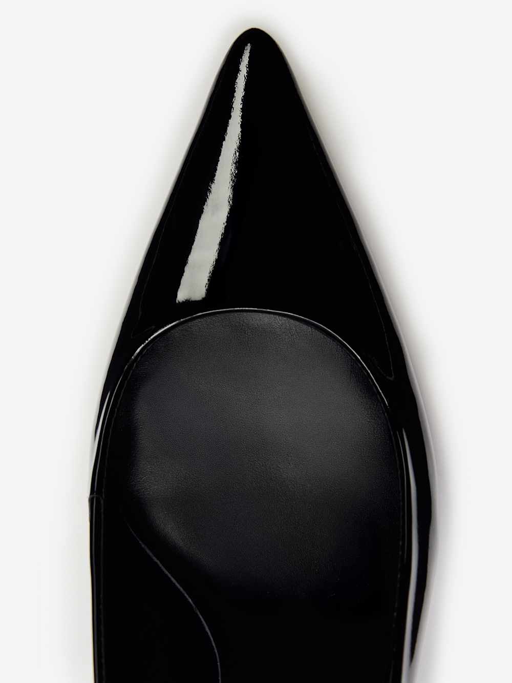 Reformation Westlyn Closed Toe Wedge - Black Patent