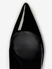 Reformation Westlyn Closed Toe Wedge - Black Patent