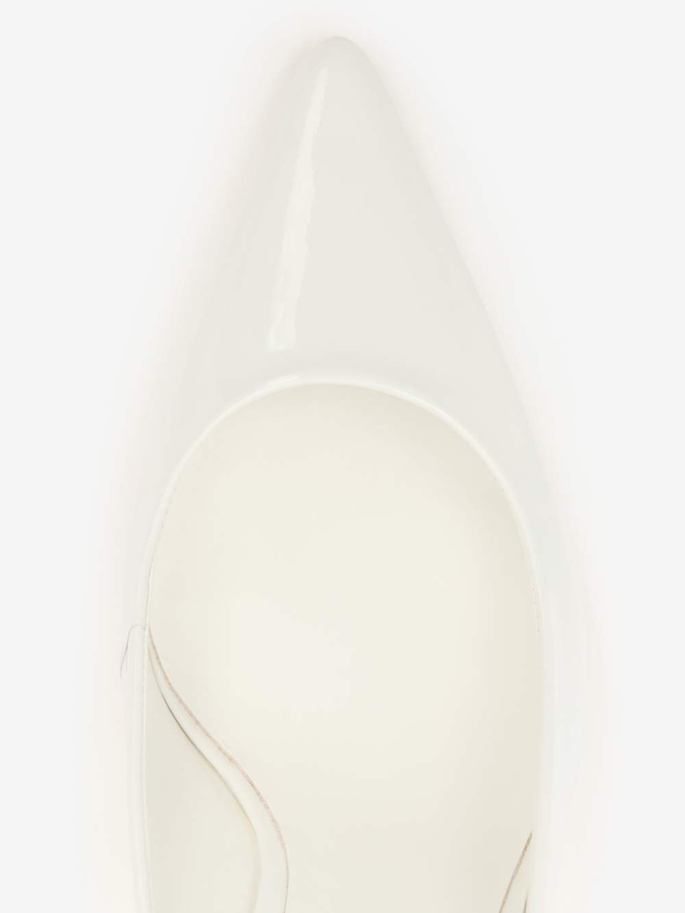 Reformation Westlyn Closed Toe Wedge - White Patent