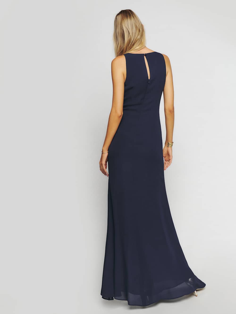 Reformation Senna Dress - Navy