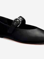 Reformation Bethany Ballet Flat - Black