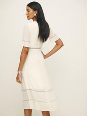 Reformation Woodson Dress - Ivory