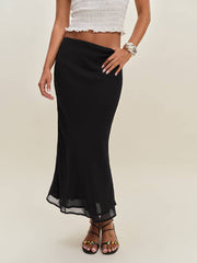 Reformation Layla Skirt - Black