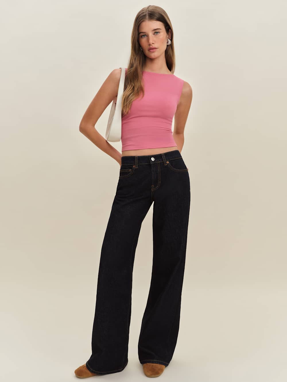 Reformation Dusk Knit Top - Snapdragon