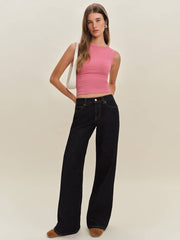 Reformation Dusk Knit Top - Snapdragon
