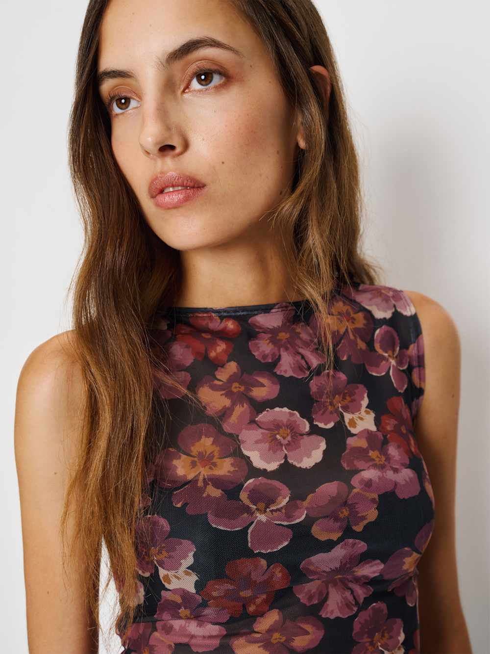 Reformation Dusk Knit Top - Pansy