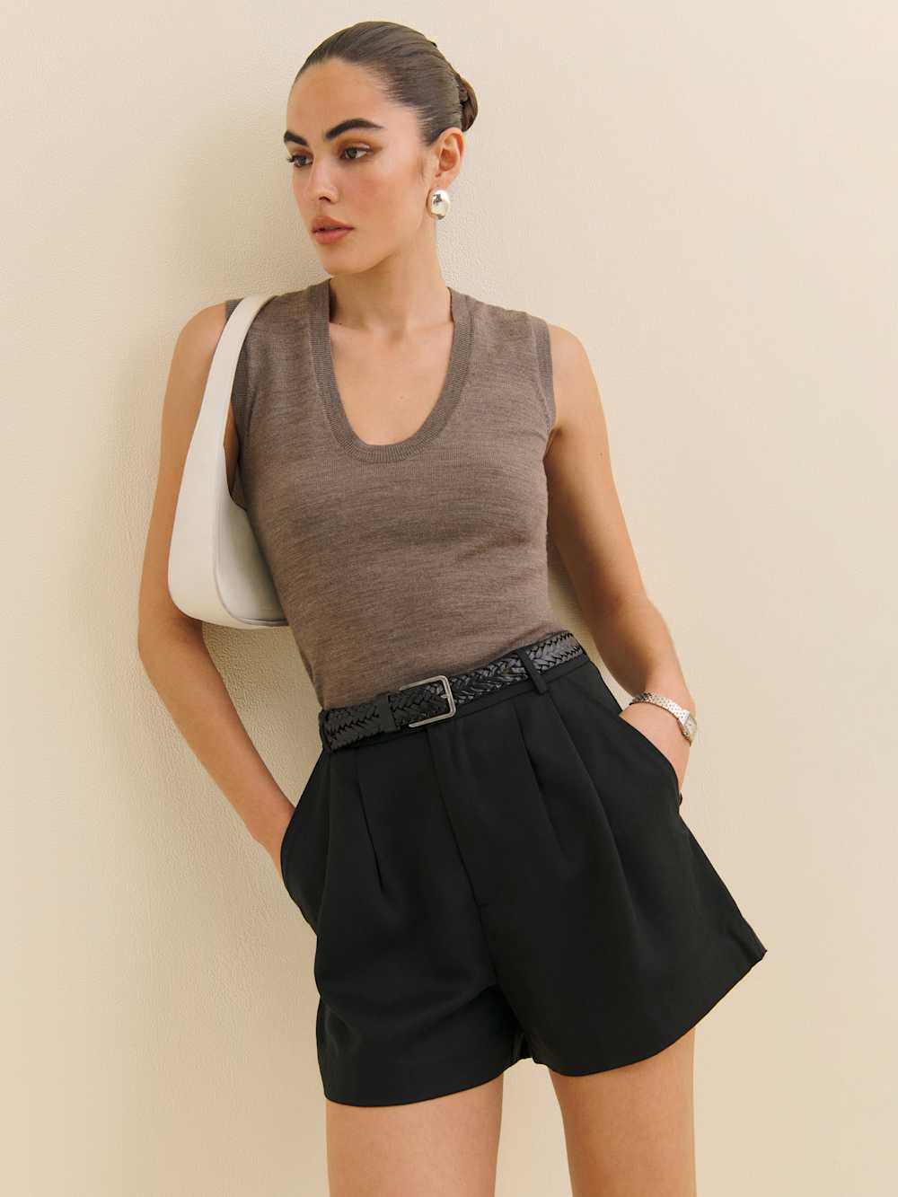 Reformation Mason Short - Black