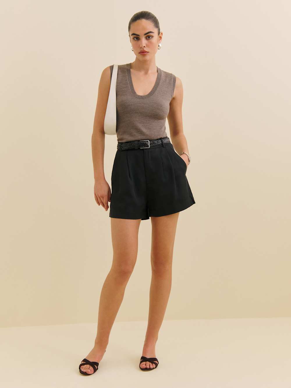 Reformation Mason Short - Black
