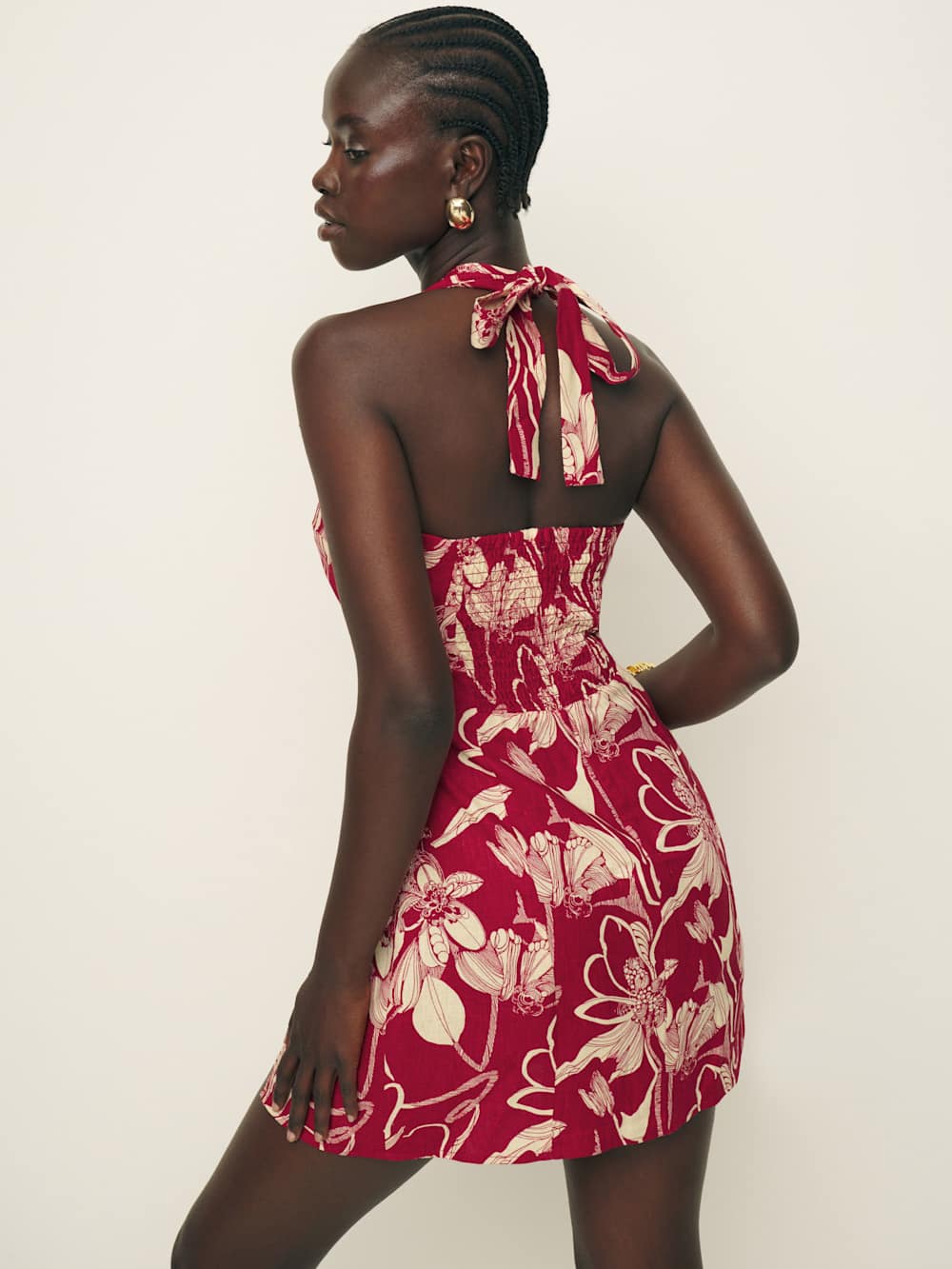 Reformation Isha Linen Dress - Las Dalias