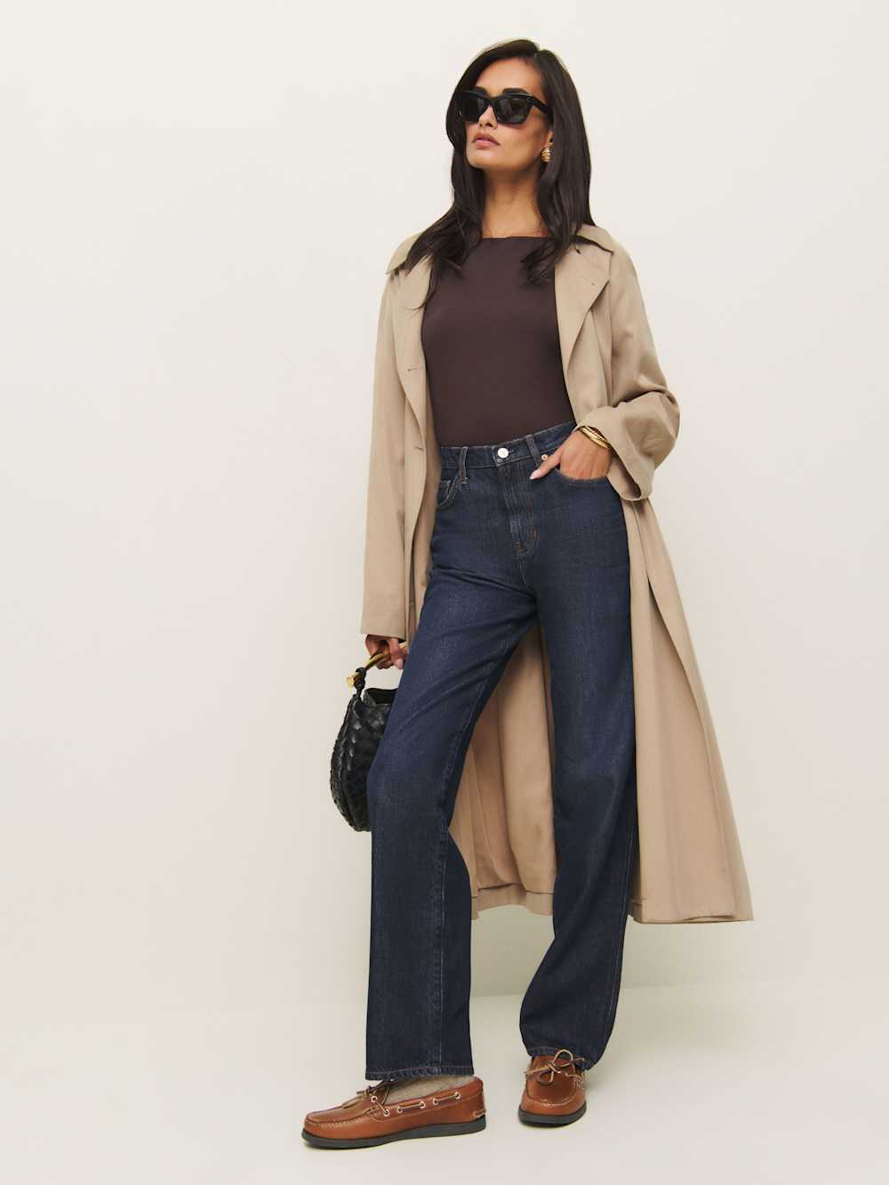 Reformation Wiley Knit Top - Mole