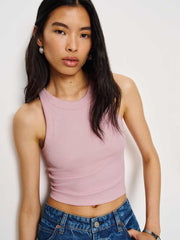 Reformation Tasha Cropped Tank - Babygirl