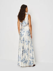 Reformation Pernille Silk Dress - Lupine