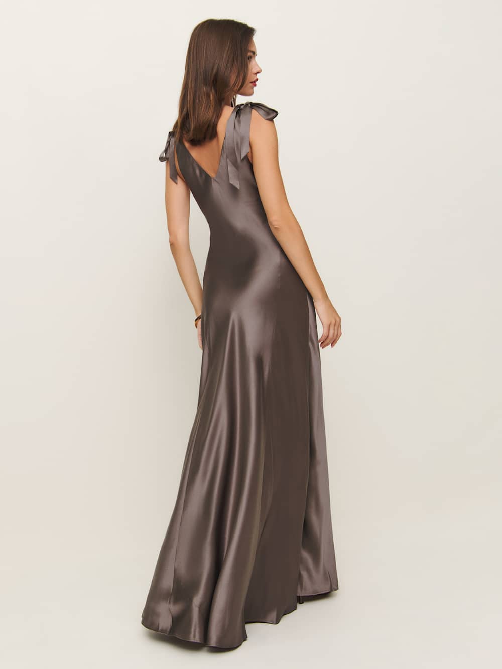 Reformation Pernille Silk Dress - Magnetic