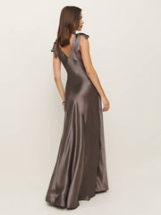 Reformation Pernille Silk Dress - Magnetic