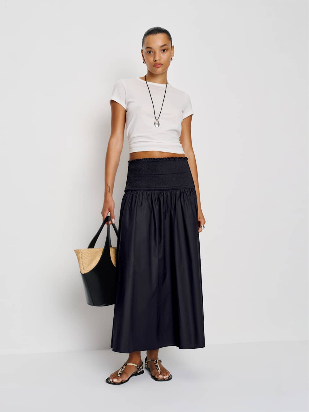 Reformation Haven Skirt - Black