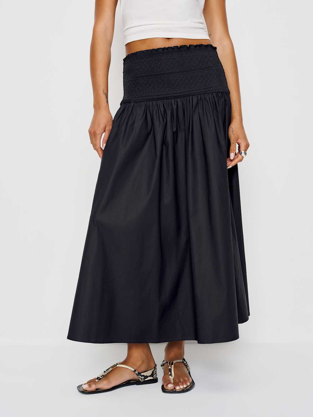 Reformation Haven Skirt - Black